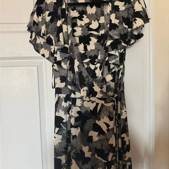 Ralph Lauren Black and White High Low Sundress - Picture 2 of 2